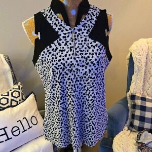 NWT Jamie Sadock Golf Shirt Size L